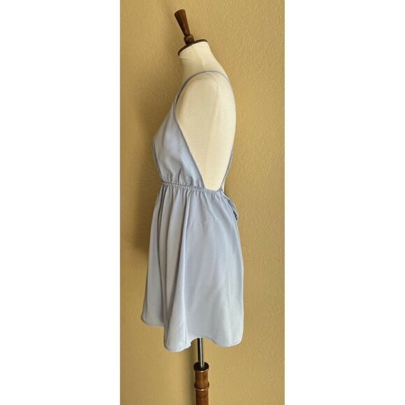 Glamorous Womens Blue Low Back Party Prom Strappy Dress Size S $58 - Picture 3 of 9